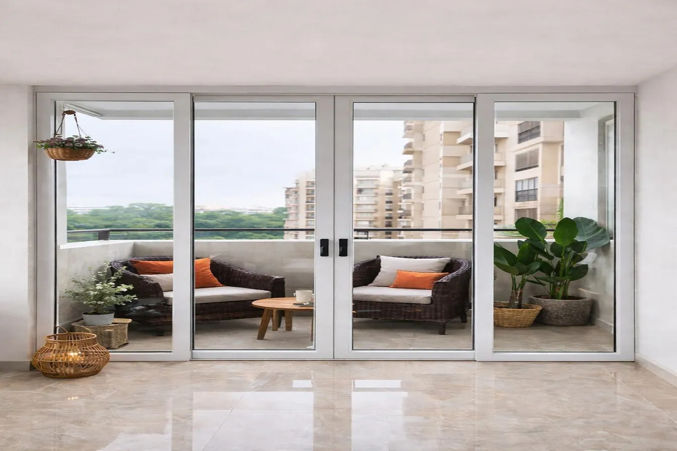 balcony-partition-design-with-upvc-glass-doors
